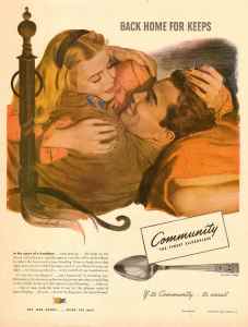 Back Home For Keeps: Oneida Community 1943-1945  advertising campaign