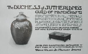 An advertisement of The Duchess of Sutherland's Guild of Handicraft