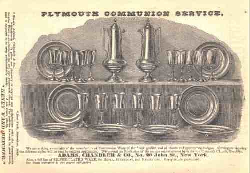 Adams, Chandler & Co, 1871 advertisement