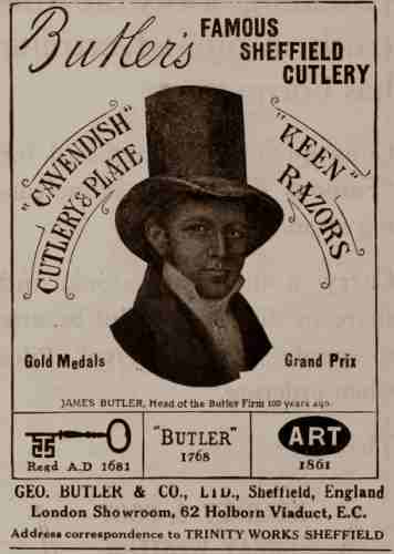Geo.Butler & Co Ltd, ancient advertisement