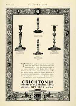 Crichton & Co Ltd, 1930 advertisement