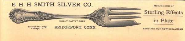 E.H.H. Smith Silver Co, ancient advertisement
