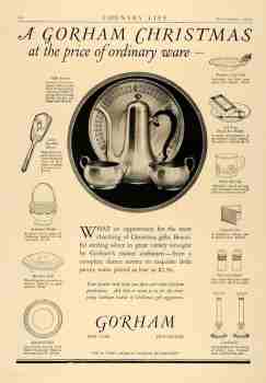Gorham, 1924 advertisement