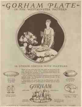 Gorham, 1925 advertisement