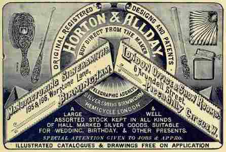 Horton & Allday, 1893 advertisement
