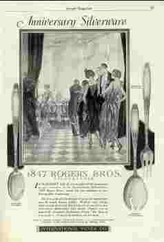 International Silver Co, 1922 advertisement