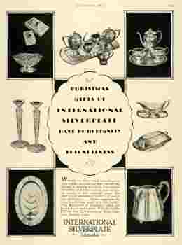 International Silver Co, 1927 advertisement