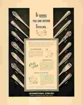 International Silver Co, 1936 advertisement
