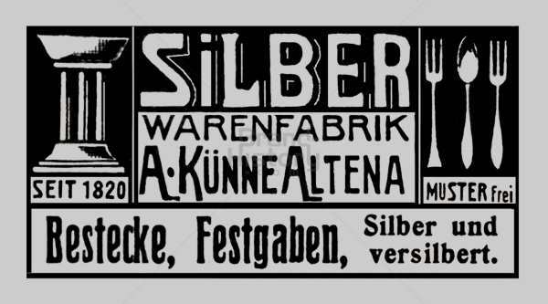 Arnold Knne, ancient advertisement