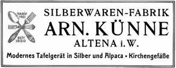 Arnold Knne, ancient advertisement