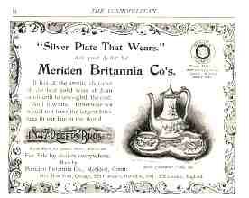Meriden Britannia Co, 1894 advertisement