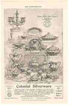 Meriden Britannia Co, 1899 advertisement
