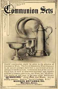 Meriden Britannia Co, 1908 advertisement