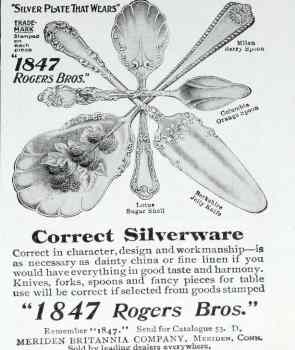 Rogers 1847, 1899 advertisement