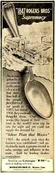 Rogers 1847, 1907 advertisement