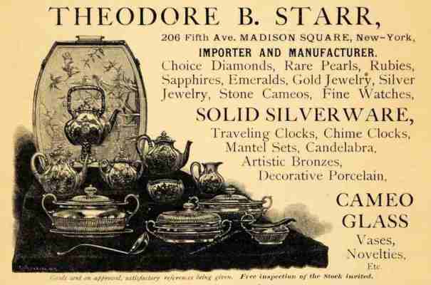 Theodore B. Starr, New York, early 20th century advertisement