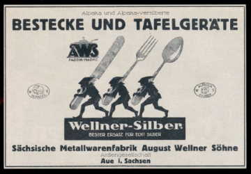 August Wellner old advertisement