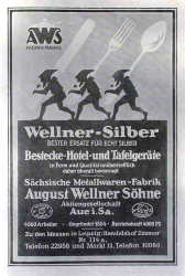 August Wellner old advertisement