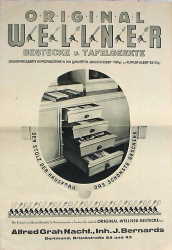 August Wellner old advertisement