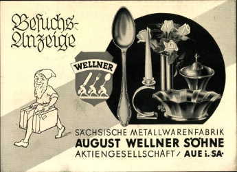 August Wellner old advertisement
