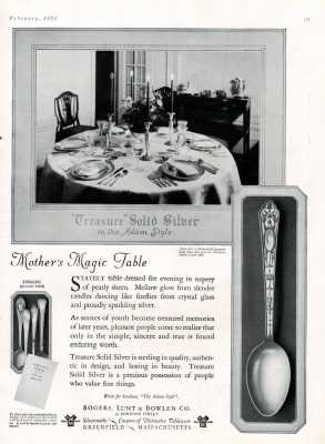 Rogers, Lunt & Bowlen Company 1925 advertisement