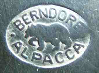 Berndorf Alpacca mark 1891-1930