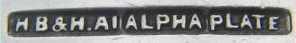 Alpha trade name: Harrison Brothers & Howson - Sheffield