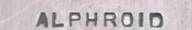 Alphroid trade name: Harrison Brothers & Howson - Sheffield