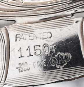 mark on Alvin silver overlay bottle