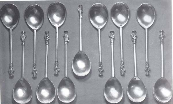 set of 13 Apostle spoons