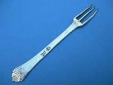 silver fork produced about 1660 in the town of AUTUN in Burgundy