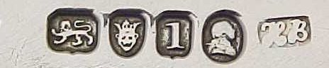Hester Bateman mark: 1786 Hester Bateman mark: 1786