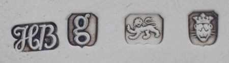 Hester Bateman mark: 1782 Hester Bateman mark: 1782