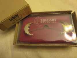 sterling silver baby bib holder