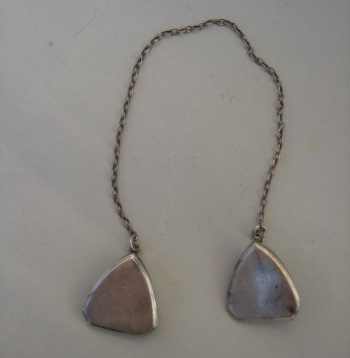 Webster & Co silver bib holder