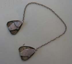 Webster & Co silver bib holder