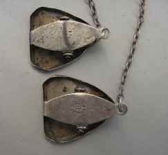 Webster & Co silver bib holder