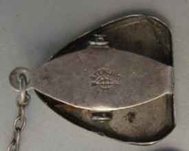 Webster & Co silver bib holder