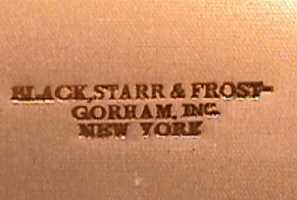Black, Starr & Frost - Gorham mark