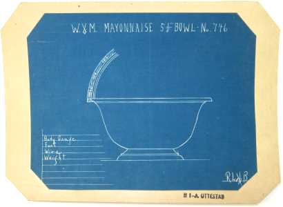 Rogers, Lunt & Bowlen Company early 20th century blueprint