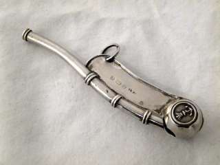 silver bosun whistle, Birmingham 1902