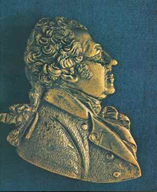 Ormolu plaque of Matthew Boulton