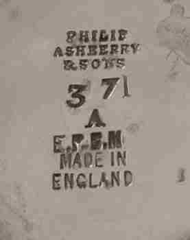 Philip Ashberry & Sons: Britannia metal mug 1856-1860