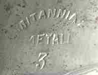 Generic mark on Britannia metal ware