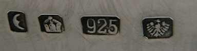 Bruckmann & Sohne, 925/1000 silver fineness mark