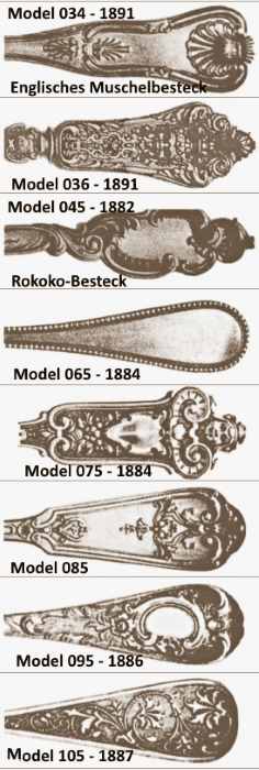 Bruckmann & Sohne flatware patterns