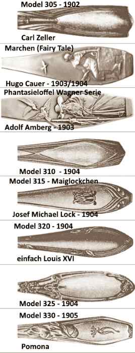 Bruckmann & Sohne flatware patterns