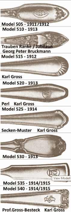 Bruckmann & Sohne flatware patterns