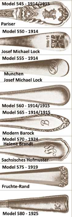 Bruckmann & Sohne flatware patterns