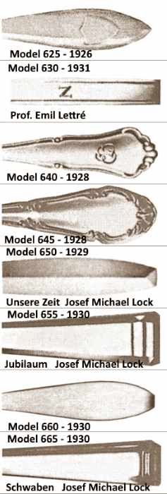 Bruckmann & Sohne flatware patterns